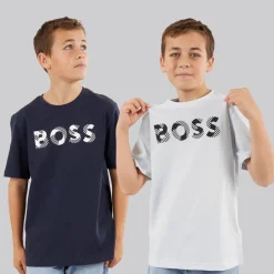 Drenge to pak T shirts Navy Pale Blue