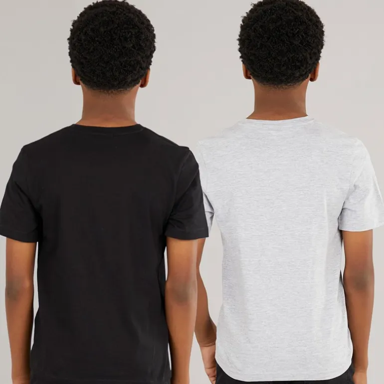 Drenge to pak t-shirt Sort/​Grå