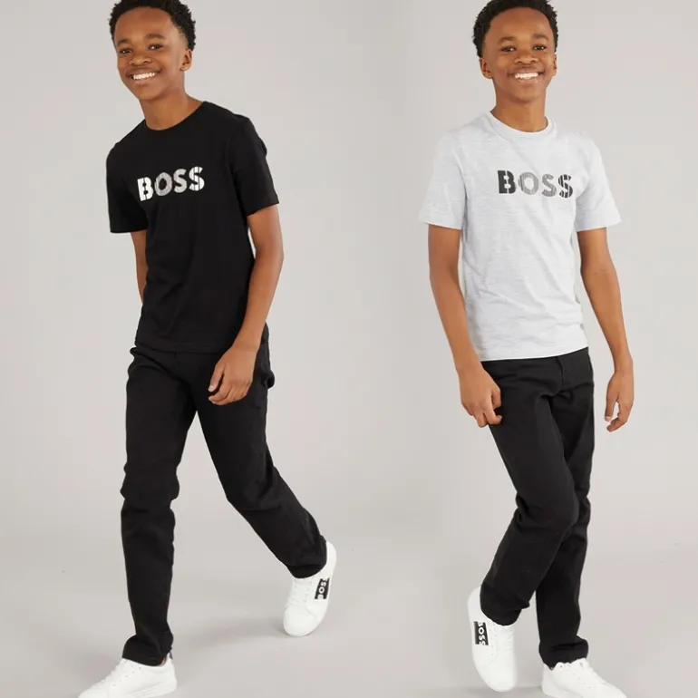 Drenge to pak t-shirt Sort/​Grå