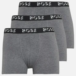 Drenge Tre Pak Boxer Shorts Grå Melange