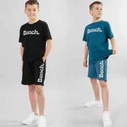 Drenge Trinti To-Pak T-Shirts Teal/​Sort