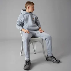 Drenge Træningsdragt Lysegrå Melange