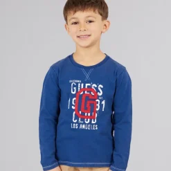 Drenge T-shirt Blue Lily