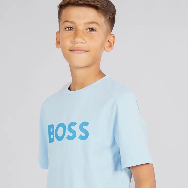 Drenge T-shirt Persisk Blå