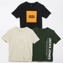 Drenge T-shirts Jason 3-pak Sort