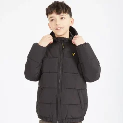 Drenge Vatteret Pufferjakke Z865 Jet Sort