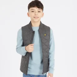 Drenge Vatteret Vest W635 Gunmetal