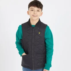 Drenge Vatteret Vest Z865 Sort