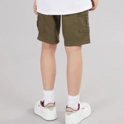 Drenge Zeus Cargo Shorts Olivengrøn Nat