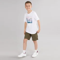 Drenge Zeus Cargo Shorts Olivengrøn Nat