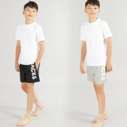 Drengebadebukser Aruba To Pak Sort/Grå