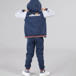 Drengenes Renato Logo Hættetrøje Og Joggingbukser Sæt Blå/​Grå