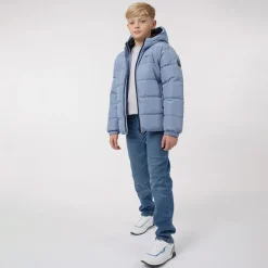 Drengepuffertjakke Mørkegrå