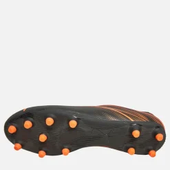 Fodboldstøvler til Herre Attacanto FG/​AG Fast/​Kunstig Græs Sort/​Glødende Rød