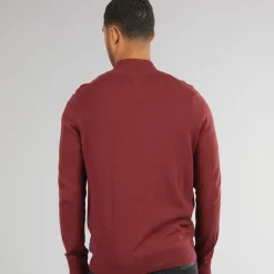 Herre 1/​4 Zip Funnel Neck Jumper Vin