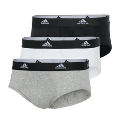 Herre Active Flex Bomuld Tre Pak Trusser Sort /​ Hvid /​ Grå