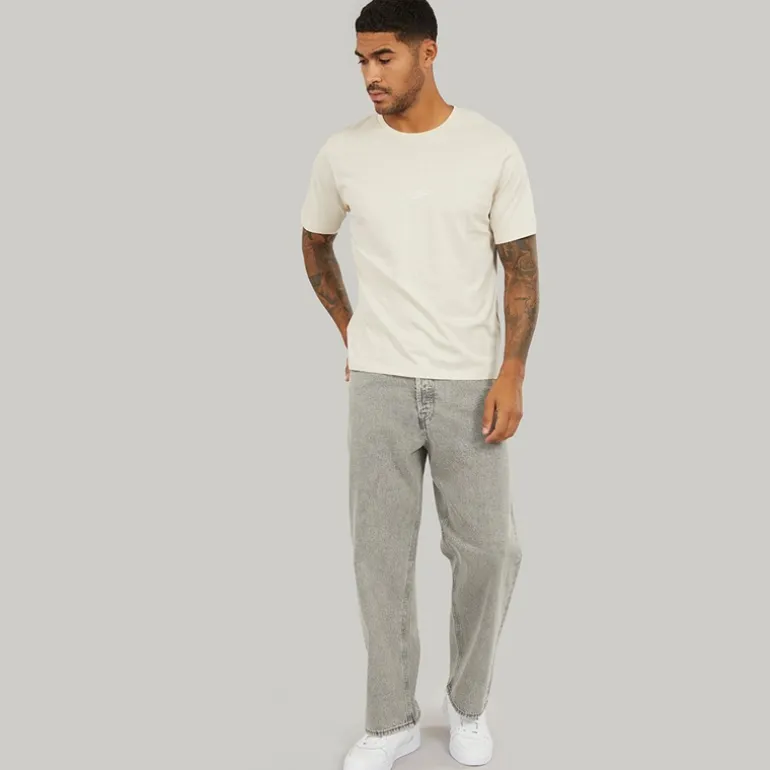 Herre Alex SQ 053 Baggy Fit Jeans Grå Vask