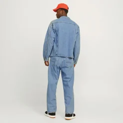 Herre Alex SQ 704 Baggy Fit Jeans Lyseblå