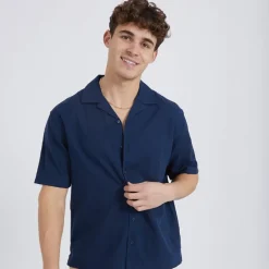 Herre Auxin Skjorter med korte ærmer Blå