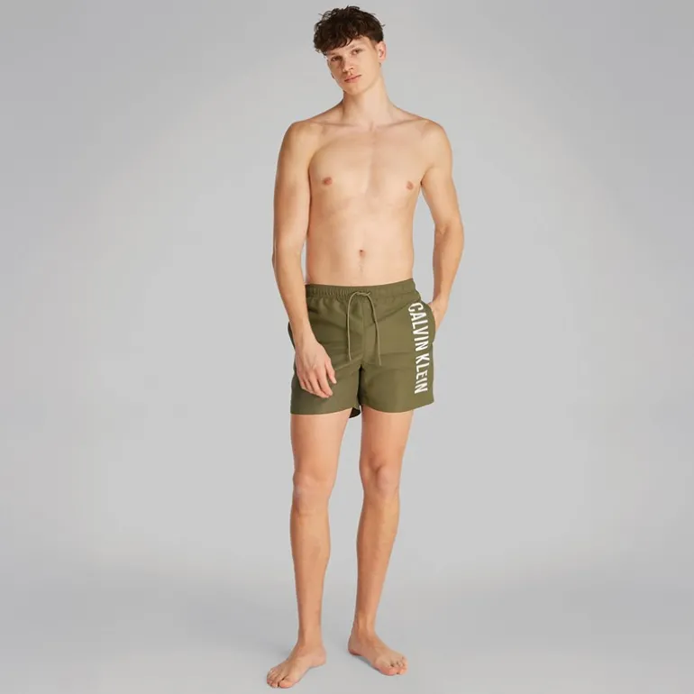 Herre Badeshorts Brændt Oliven