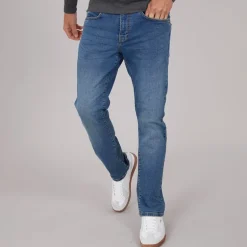 Herre Bandol Jeans Med Lige Ben Blå