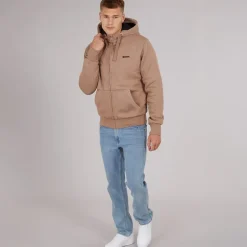 Herre Baraz Borg Foret Hættetrøje Taupe Marl