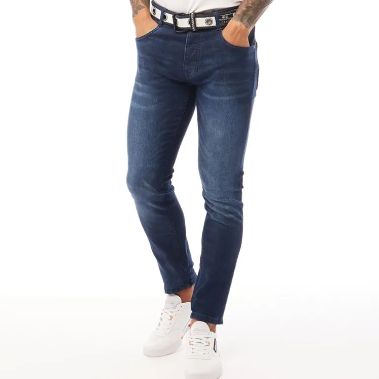 Herre Barbeck Slim Fit Jeans Mørk Vask