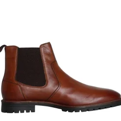 Herre Baron Læder Chelsea Støvler Brun