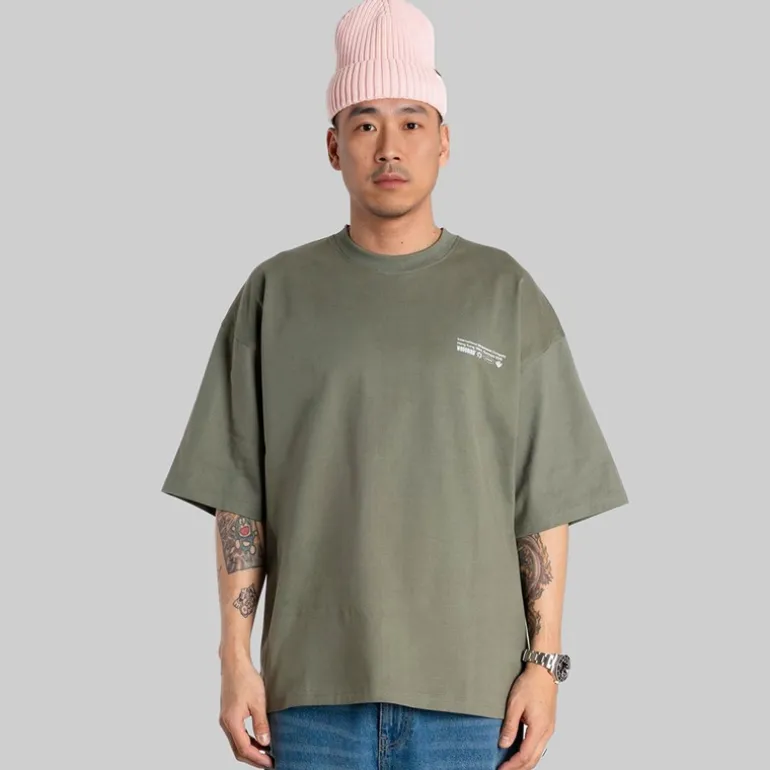 Herre Beam Wobble T-shirt Grå Grøn Grey-Green