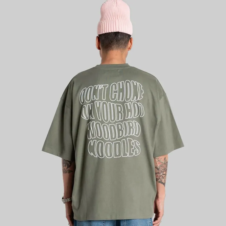 Herre Beam Wobble T-shirt Grå Grøn Grey-Green
