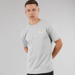 Herre Benzina Heritage Bag Logo T-shirt Grey Marl