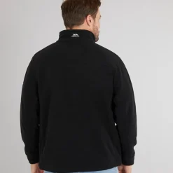 Herre Bernal Fleecejakke med lynlås Sort
