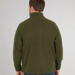 Herre Bernal Fuld Lynlås Fleece Jakke Mørk Vinstok