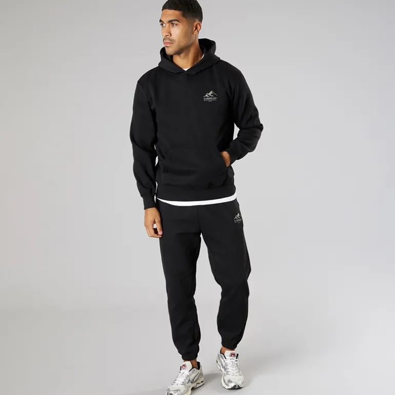 Herre Bjerg Silhuet Træningsdragt Sort/Olive