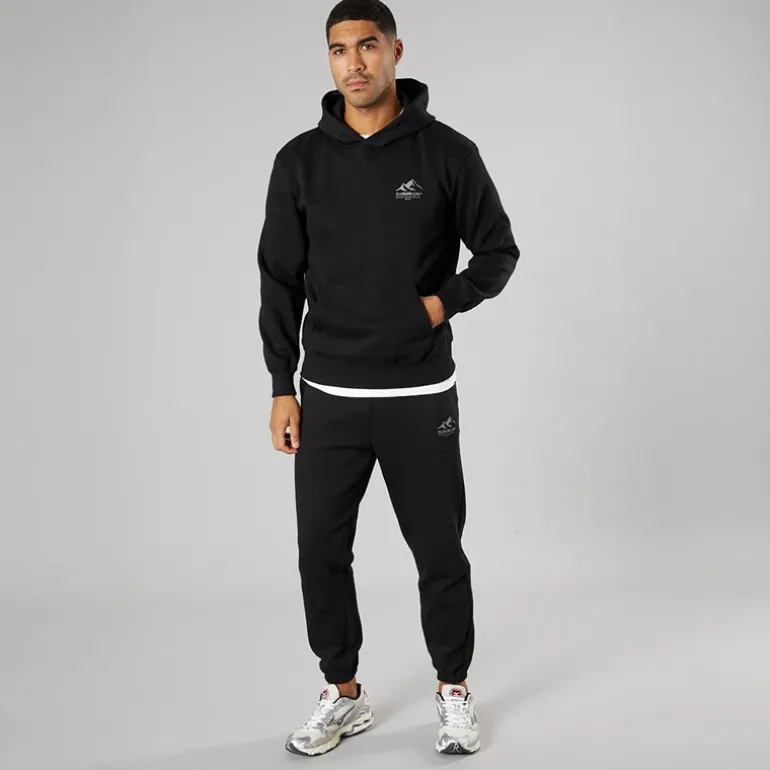 Herre Bjerg Silhuet Træningsdragt Sort/Olive