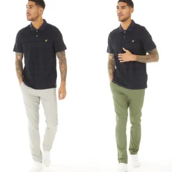 Herre Bolton Dean AKM Chino Bukser 2-pak Ghost Grå/Oliven Nat