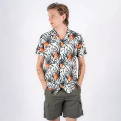 Herre Boz Skjorter med korte ærmer Hvid