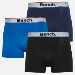 Herre Brayan Tre Pak Boxer Shorts Royal / Sort / Navy