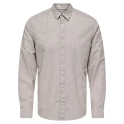 Herre Caiden Life Langærmet shirts beige