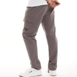 Herre Cargobukser med Ripstop og åben kant Antracit