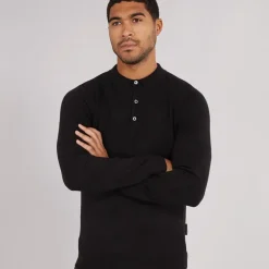 Herre Cash L/​S Polo Shirt Sort