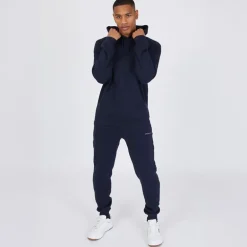 Herre Chelmere Hoodie og Joggers Sæt Blå