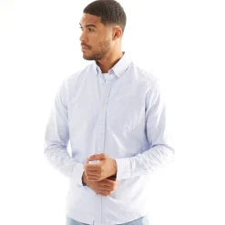 Herre Classic Oxford Langærmet shirts Blå