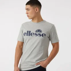 Herre Cleffios Logo T-shirt Grå Melange
