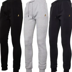 Herre Clinton 3-pak Joggingbukser Sort/​Grå/​Blå