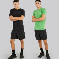 Herre Clyde Performance To Pak T-Shirts Sort/​Upgrade Grøn