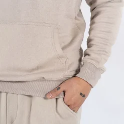 Herre Colin Hættetrøje Lys Sand