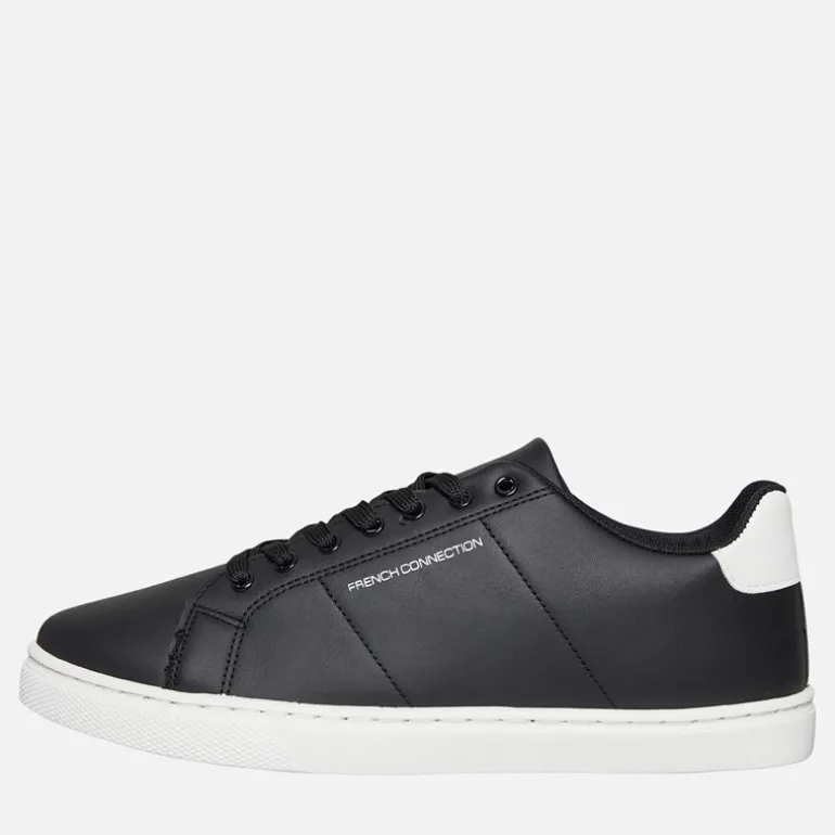 Herre Contrast Heel Tennis Sneakers Sort