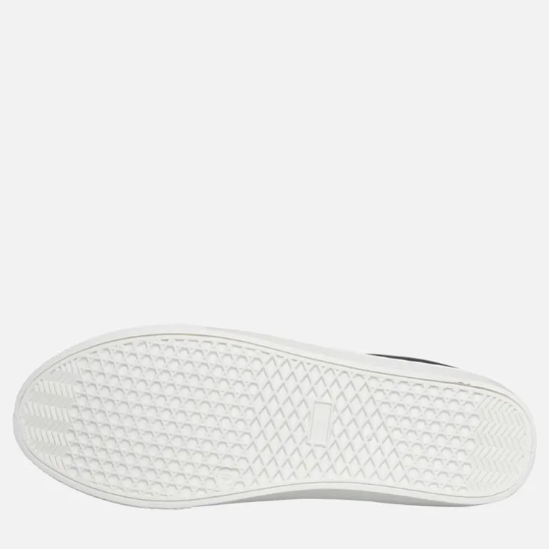 Herre Contrast Heel Tennis Sneakers Sort