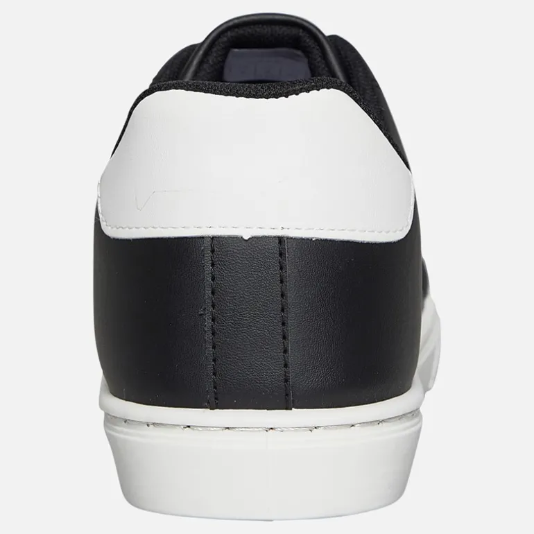 Herre Contrast Heel Tennis Sneakers Sort
